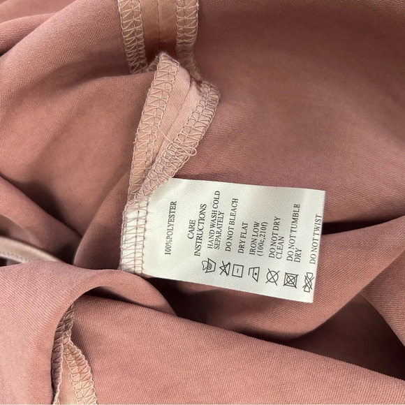 Motel Bonita Satin Slip Maxi Dress Rose XS NWT - Picture 5 of 7